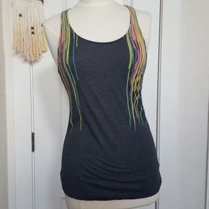 LAST CHANCE 2for10 Workshop gray rainbow painted tank